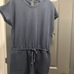 Andrew Marc Navy Short Sleeve Tee